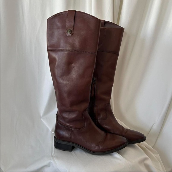 Sam Edelman Shoes - SAM EDELMAN Women Drina
Brown Leather Tall Riding Boots Shoes size 8M.